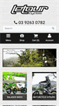 Mobile Screenshot of letour.com.au