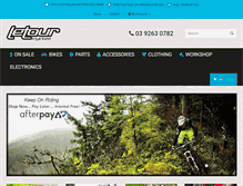 Tablet Screenshot of letour.com.au